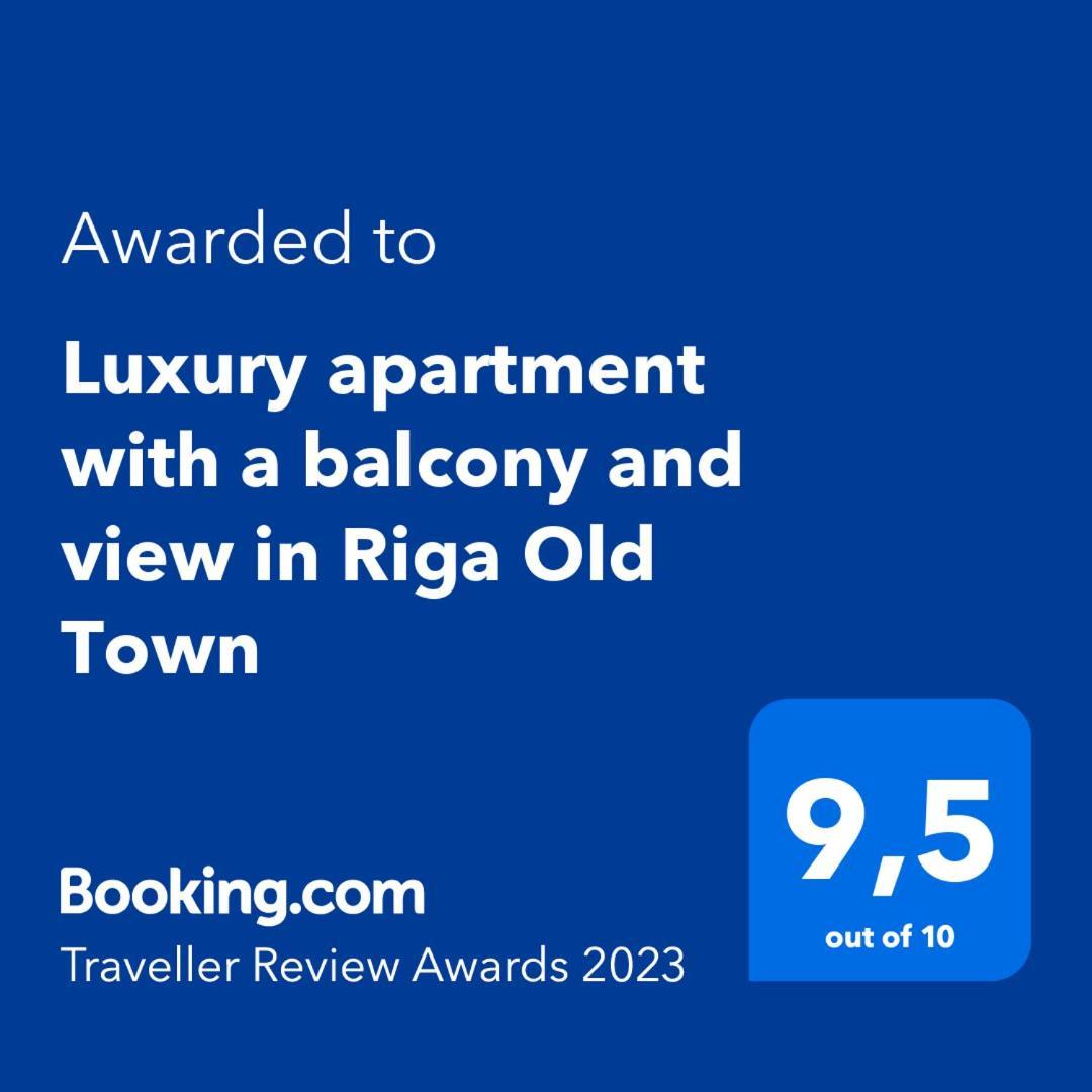 Luxury Apartment With A Balcony And View In Riga Old Town Buitenkant foto